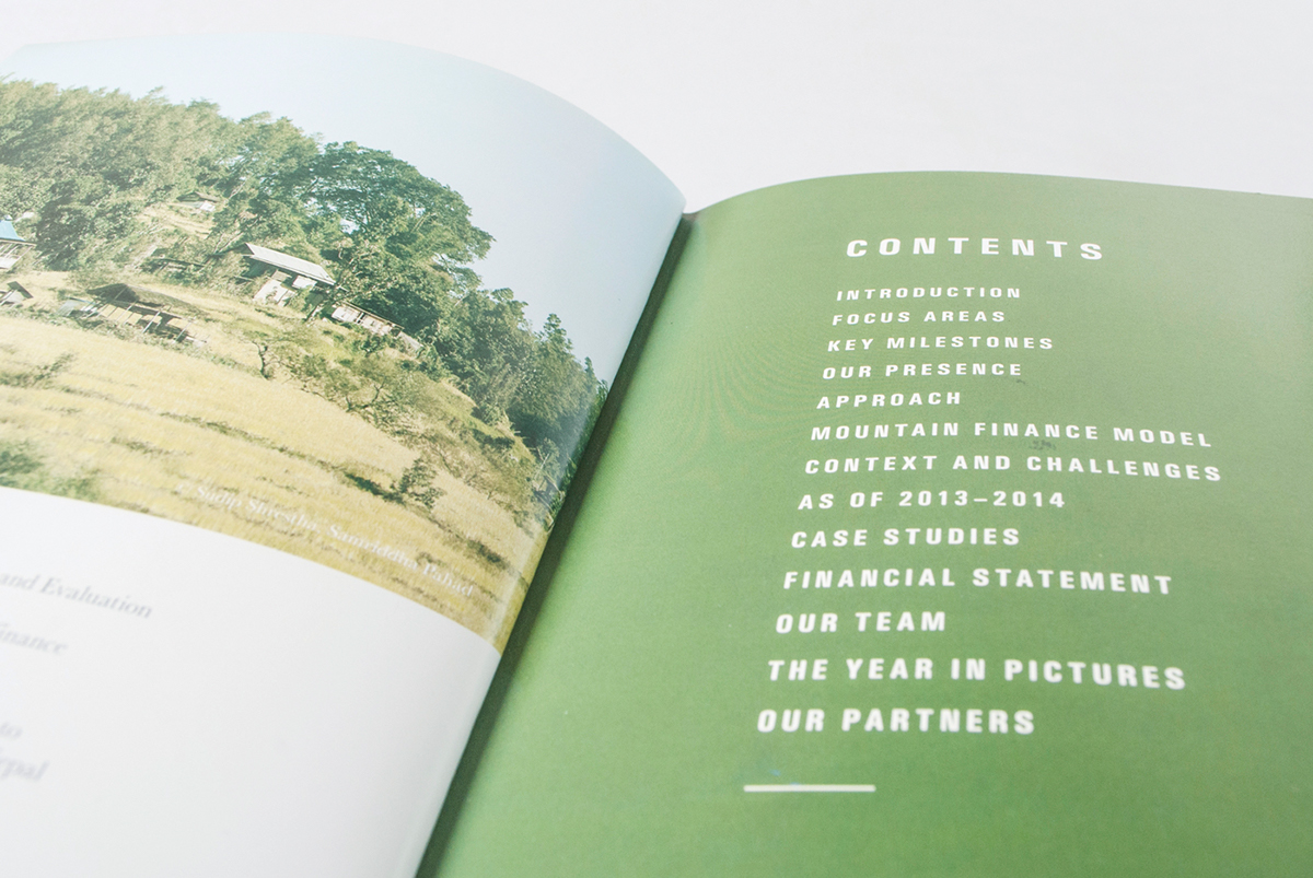 annual report Layout Booklet
