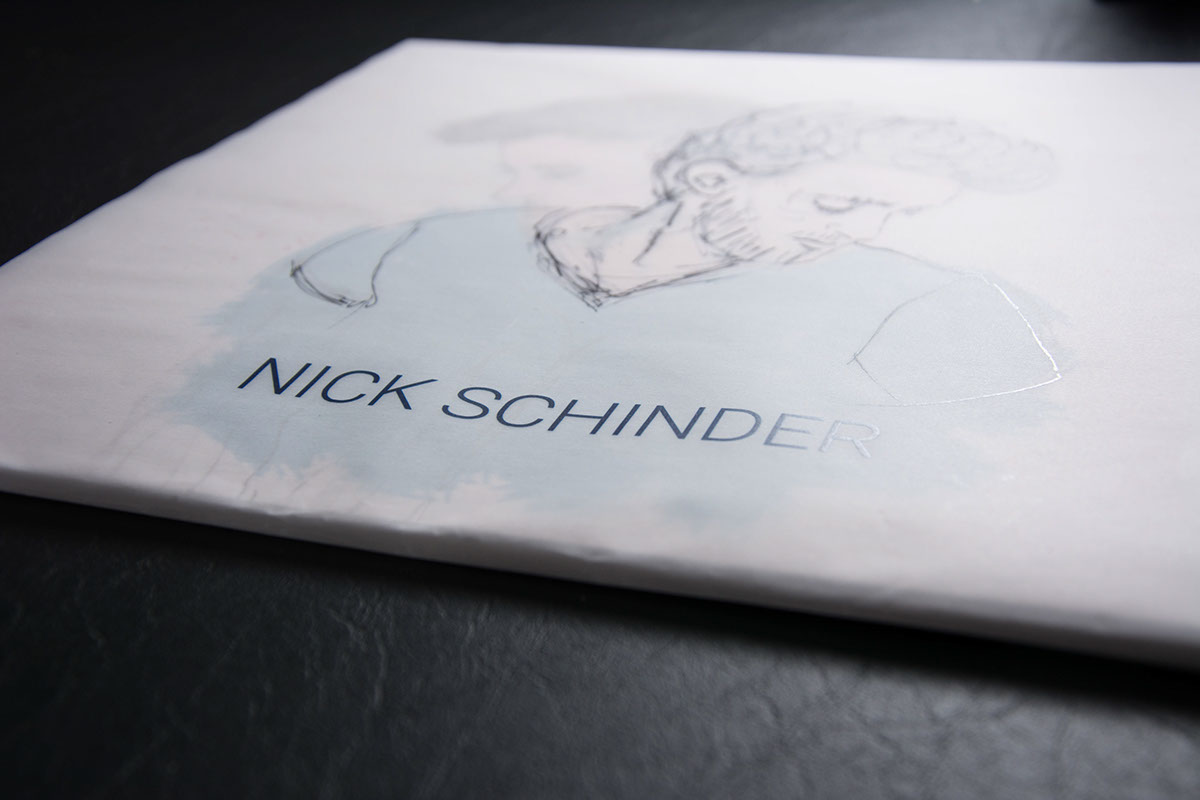 Nick Shinder Arte de Tapa musica electronica Melodica Egon Shiele inspiración