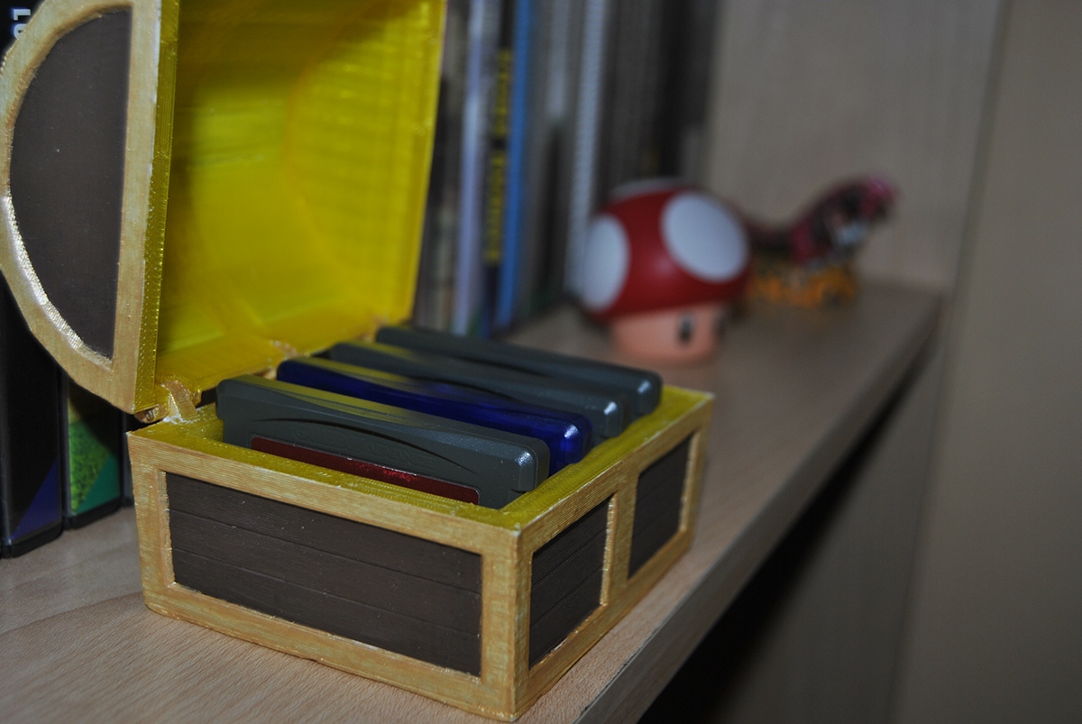 3D 3d print chest treasure chest Games zelda Nintendo Gaming Gadget collector