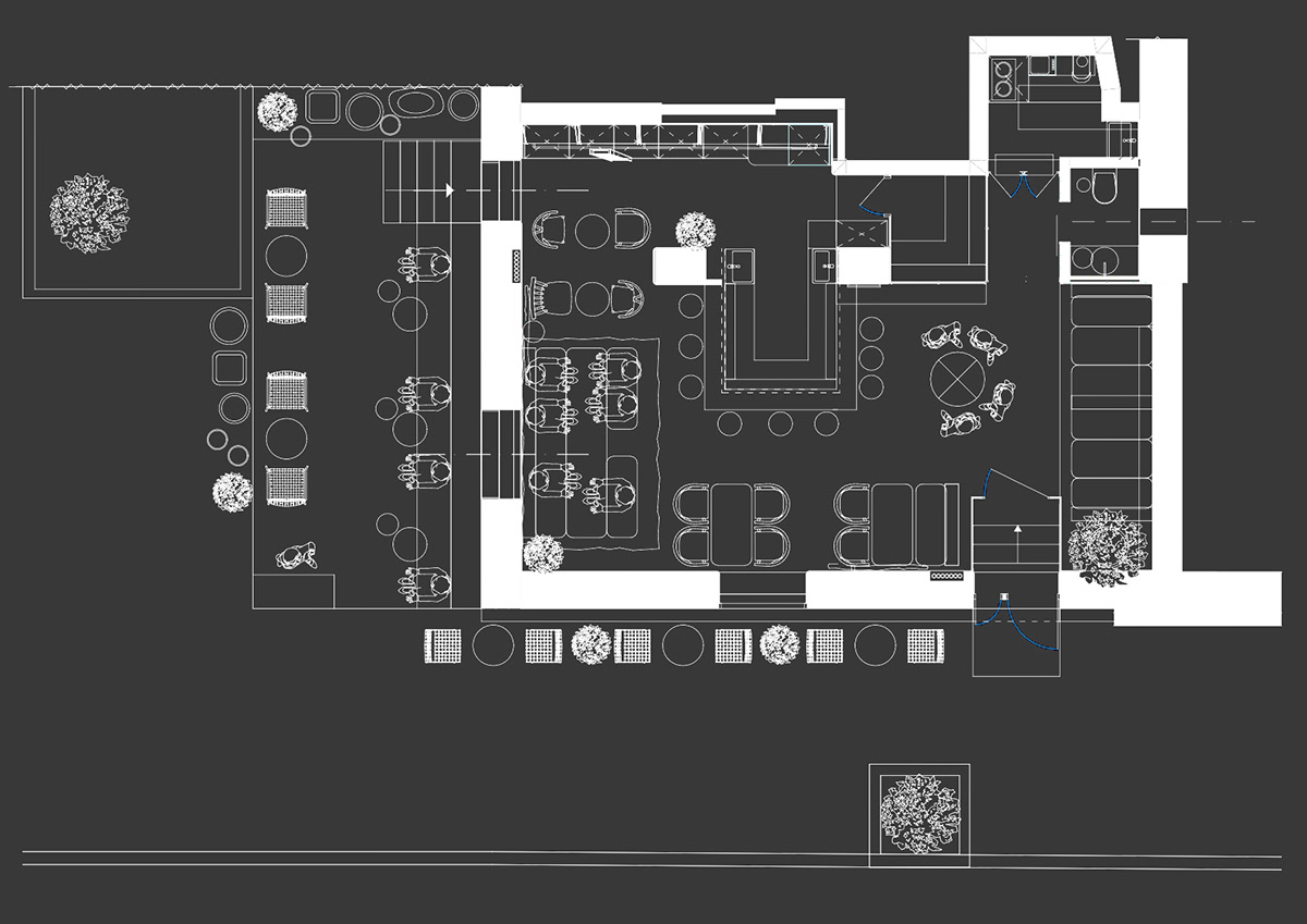 architecture bar design Interior interior design  tea bar visualization