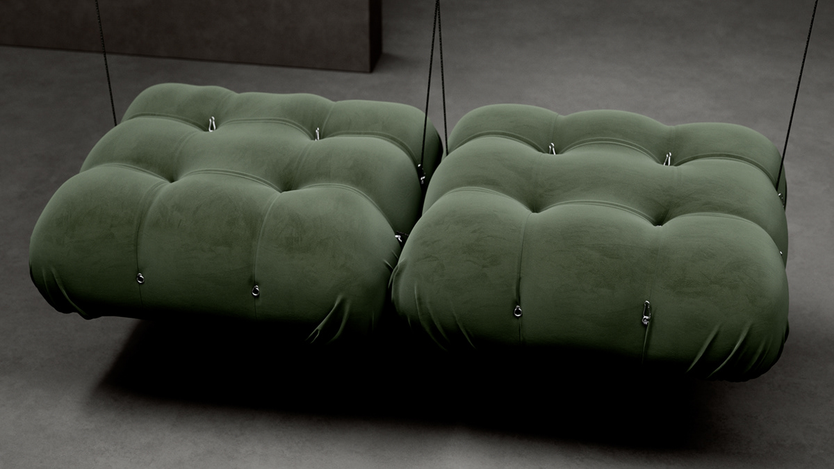 3D 3d furniture 3d motion Advertising  Creative Direction  design furniture italian design luxury motion design