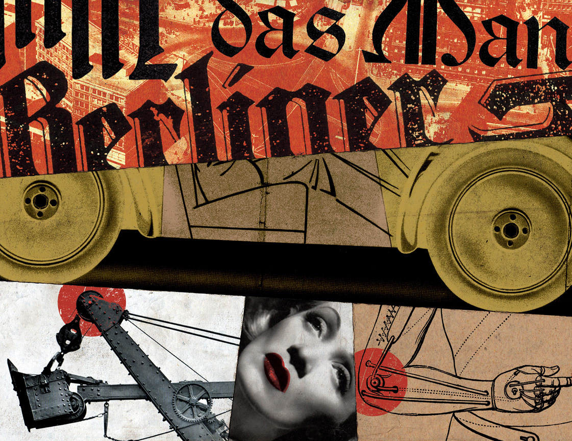 berlin Doblin ILLUSTRATION  Digital Collage assmeblage editorial germany weimar