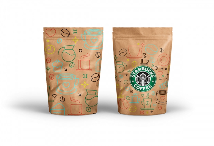 Starbucks Coffee Bag Design :: Behance
