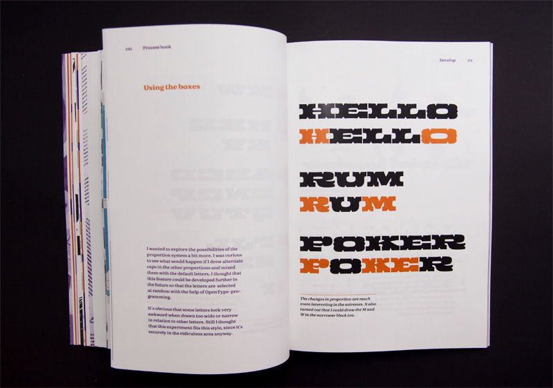 Binky type design book design typeface design type and media