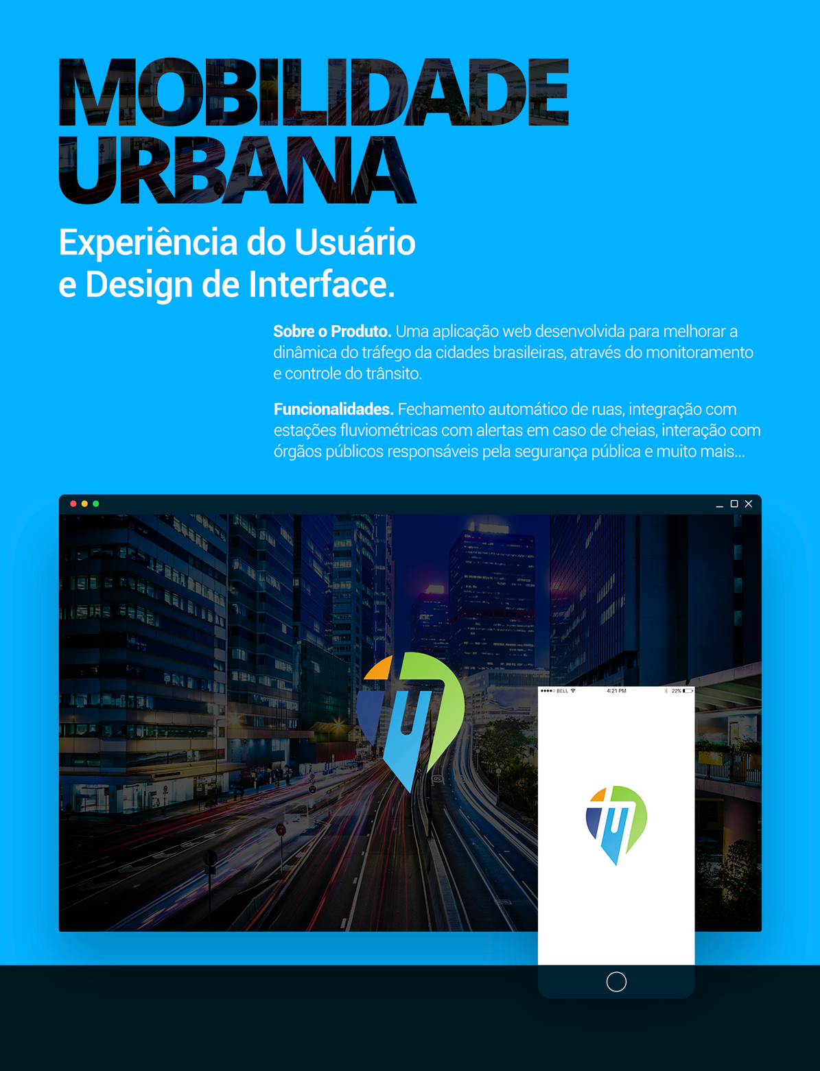 Adobe Portfolio Mobilidade Urbana Waze google map Microsoft Azure design de interface experiência do usuário user experiece interface design Web Design 