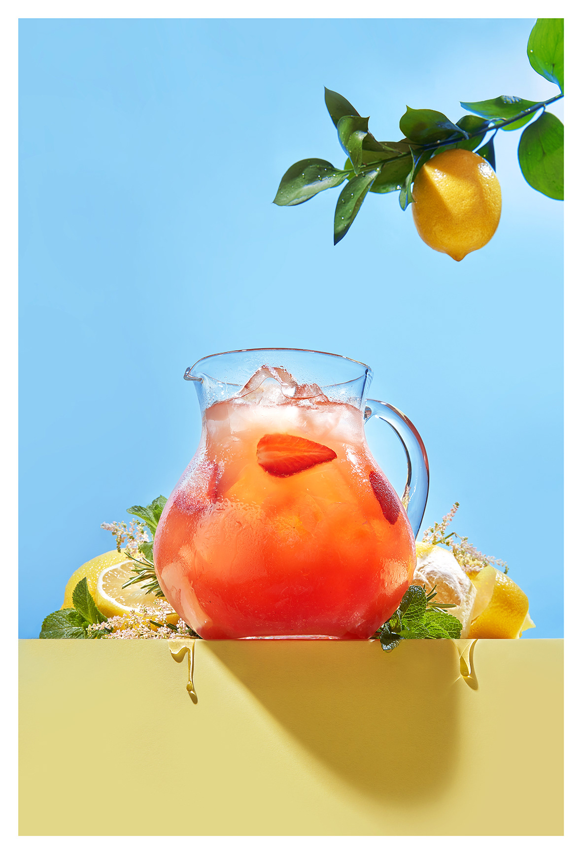 art direction  Bar Menu cocktail drinks food photography Photography  set design  summer