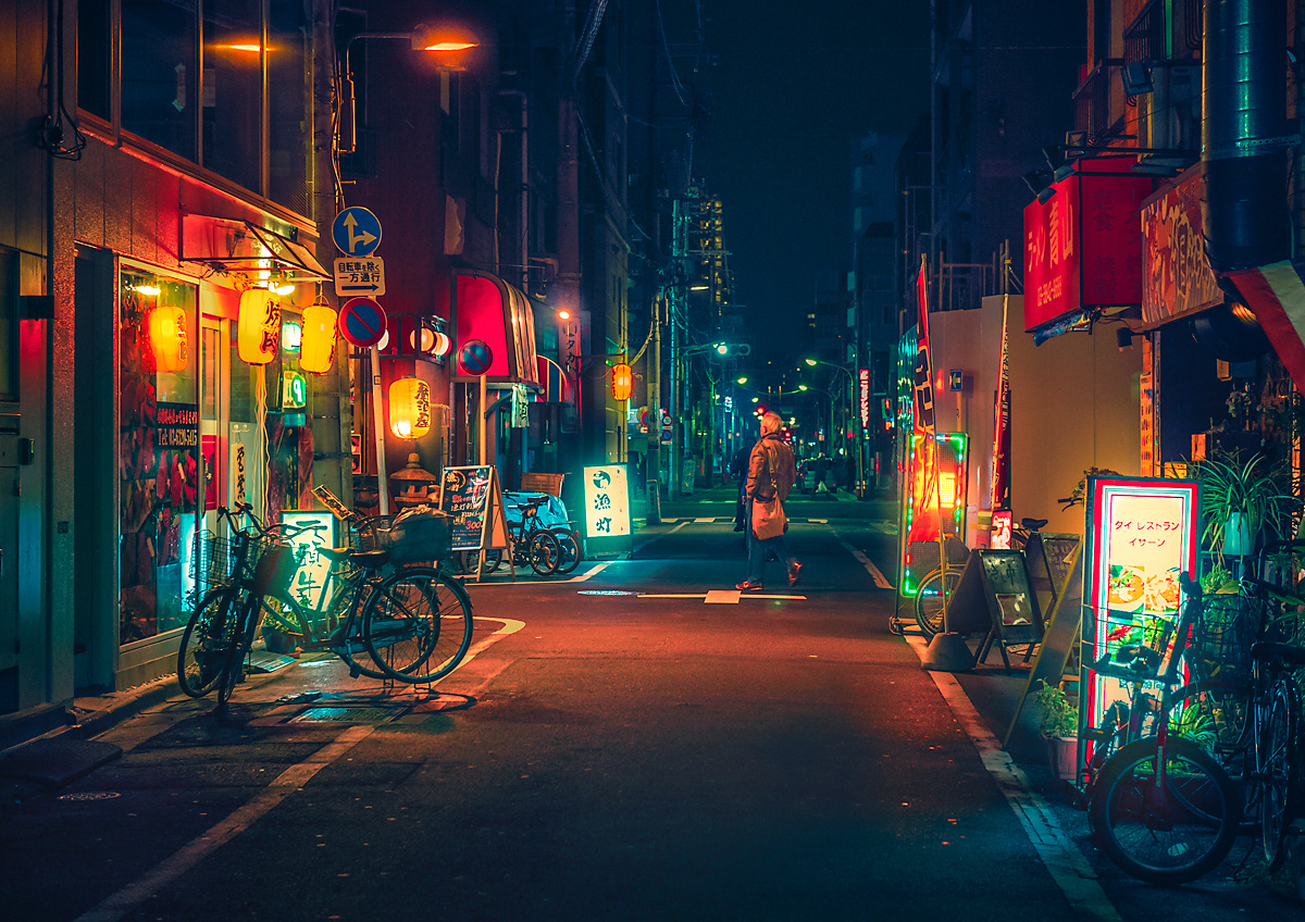 Anthony presley culture fine art japan neon night Photography  surreal tokyo Travel