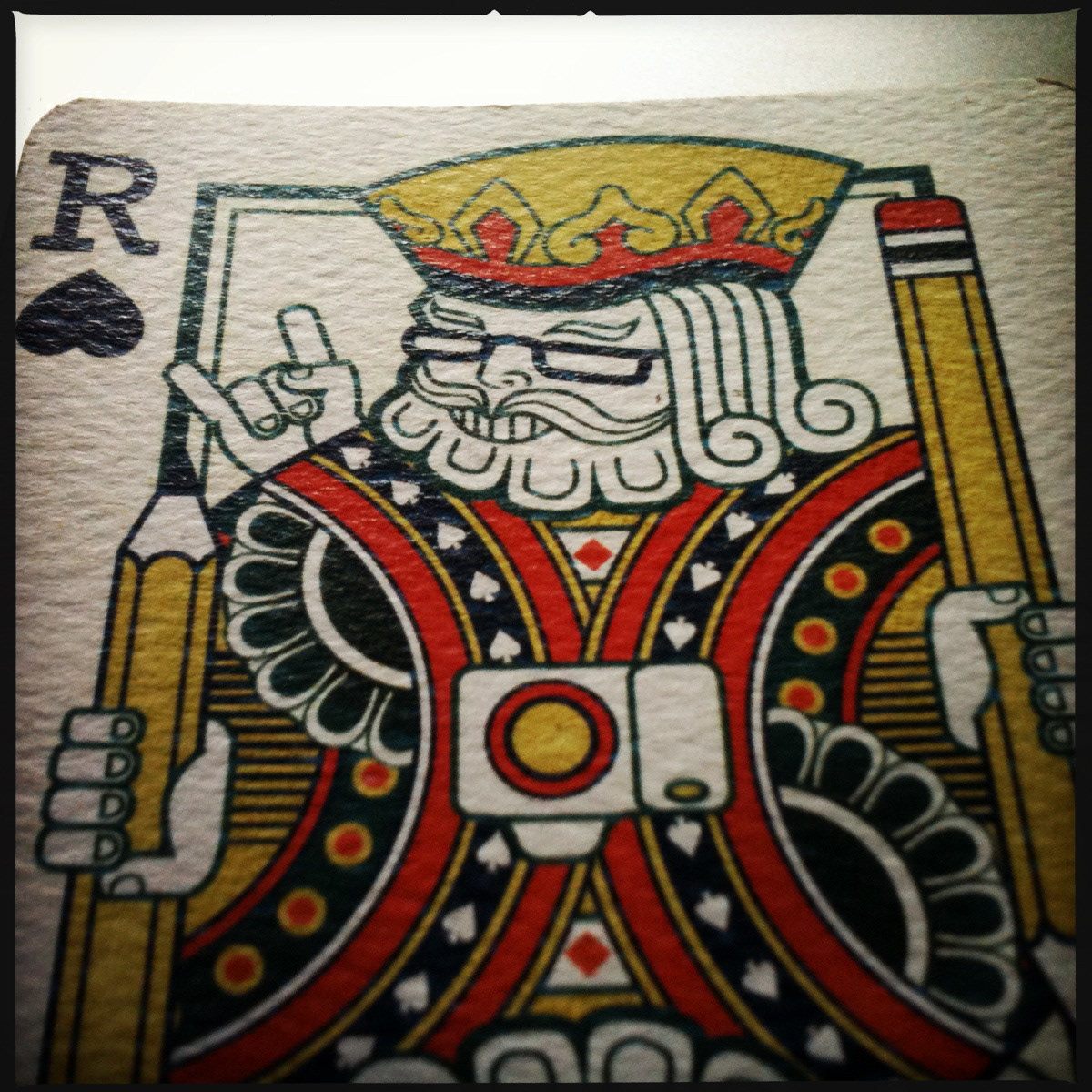 rage Illustrator photoshop ID Cards Playing Cards king
