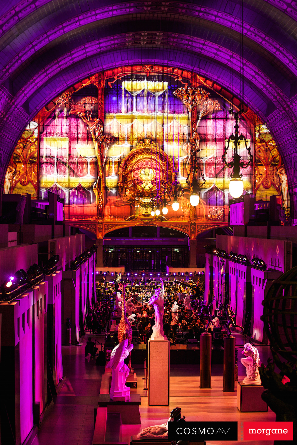musée orsay musée d'orsay projection Mapping museum Paris paris en fête paris en fête verrière verrière