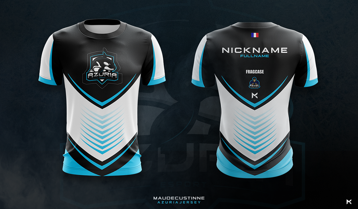 jersey Gaming esport COC clash of clan team Mockup maillot.