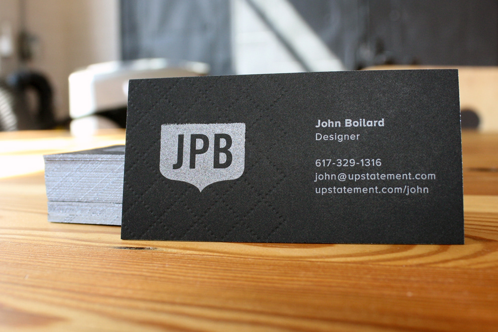 upstatement boston Business Cards letterpress stationary hand made