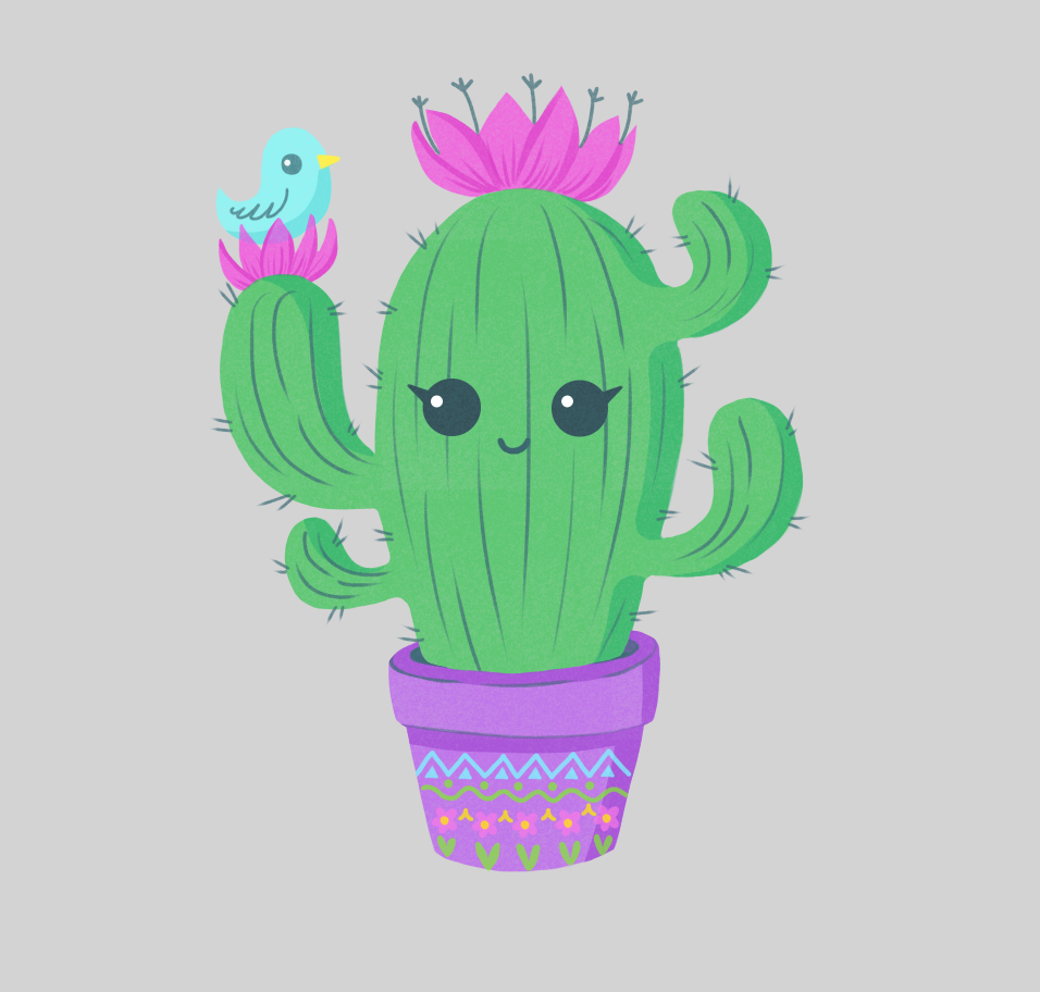 Cute Cactus Characters on Behance