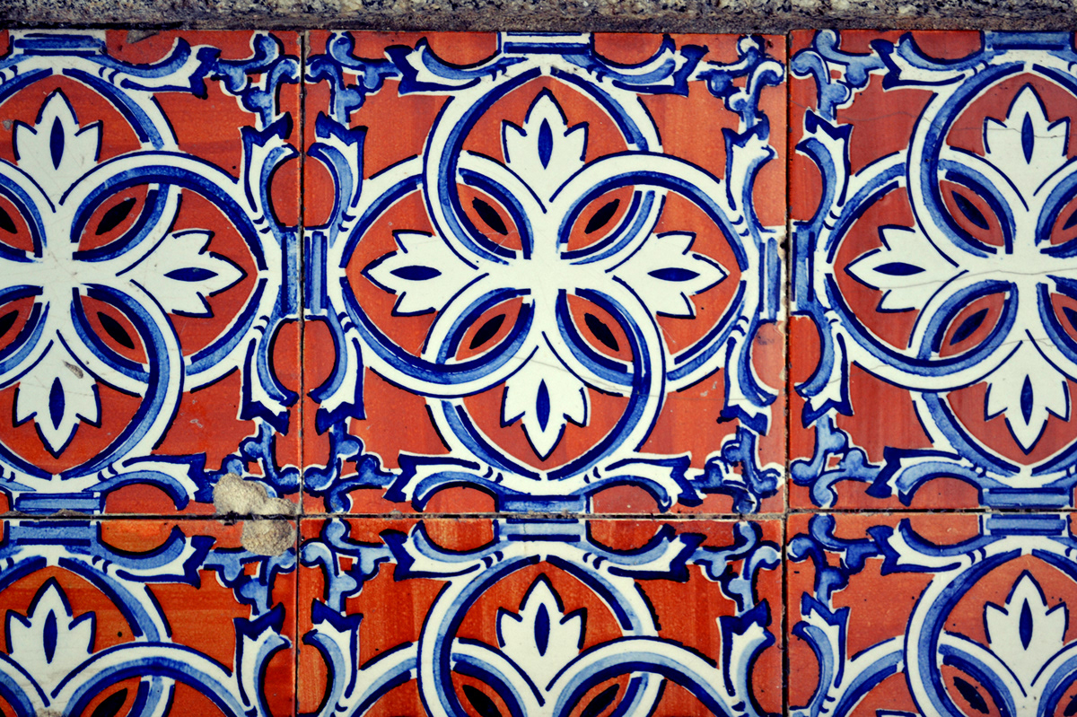 detail azulejos artesanato Barcelos detalhe Pormenor padrões Patterns castelo historia Fechadura
