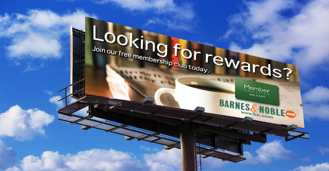 Barnes&Noble billboard Magazine Ad