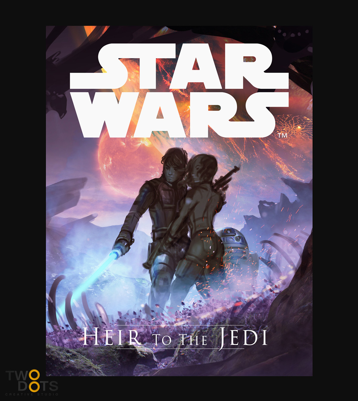 star wars Heir to the jedi book cover luke skywalker Nakari Kelen lucas Lucasfilm Editora Aleph