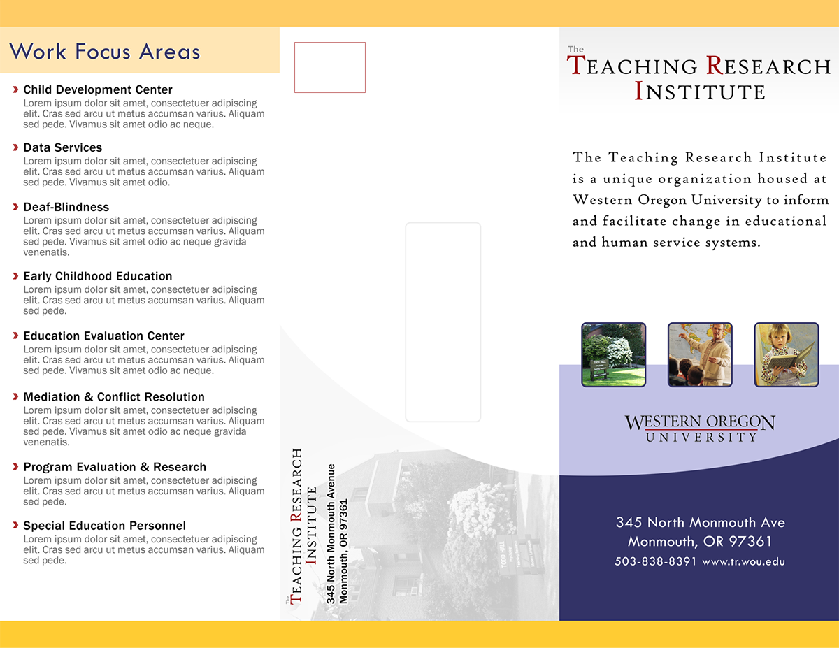 brochure tri-fold