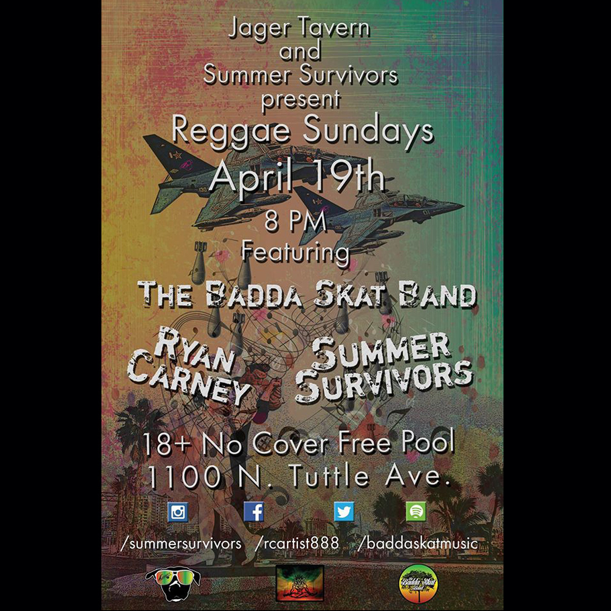 summer survivors reggae music reggae art logo CD cover