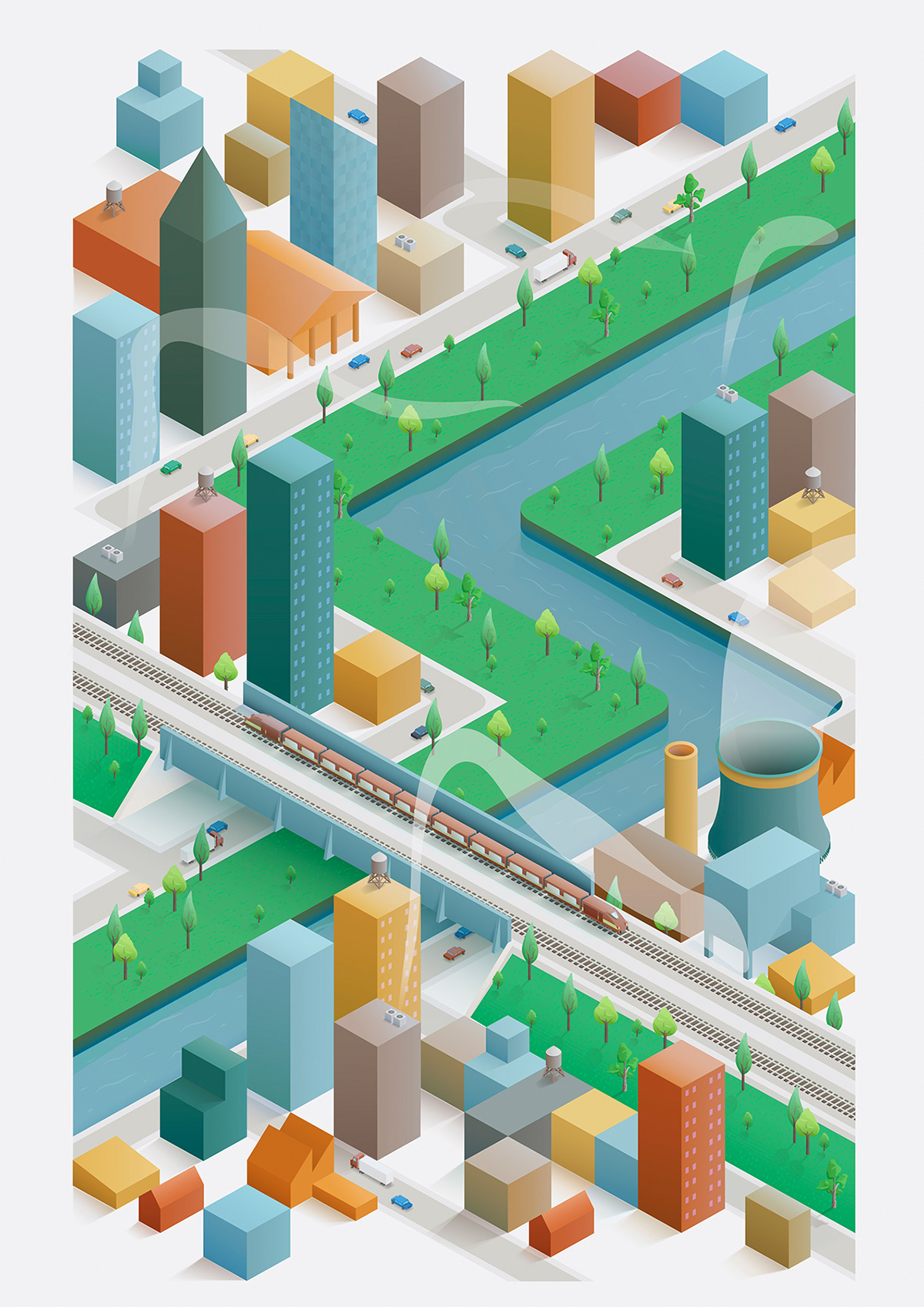 Urban Cities Transport map buildings living Games