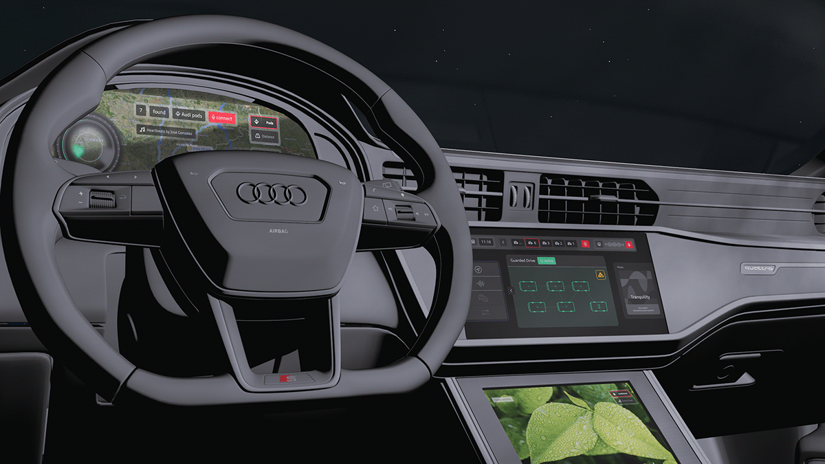experience design hackathon Interface interface design Interior mobility smart mobility ui ux virtual cockpit