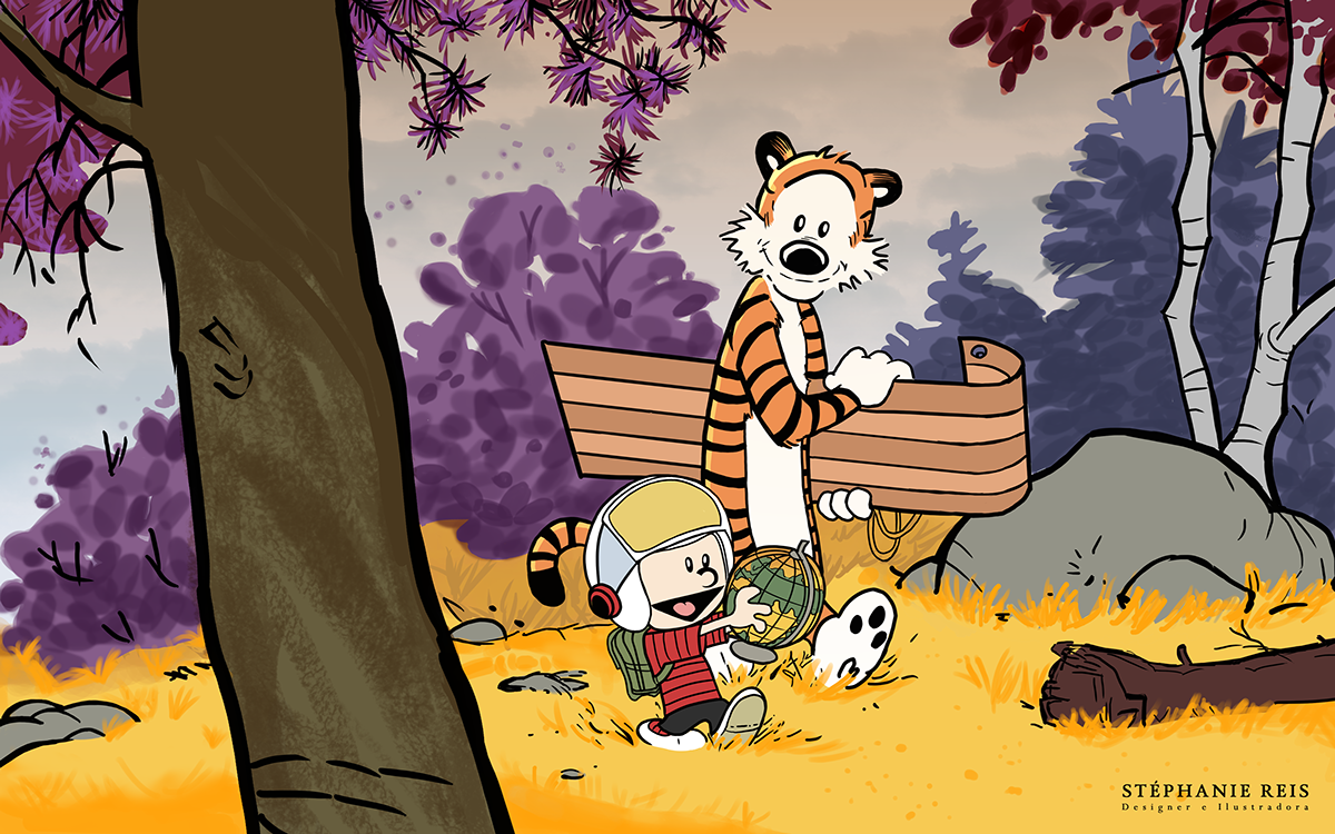 71. Fanart: Calvin and Hobbes. 