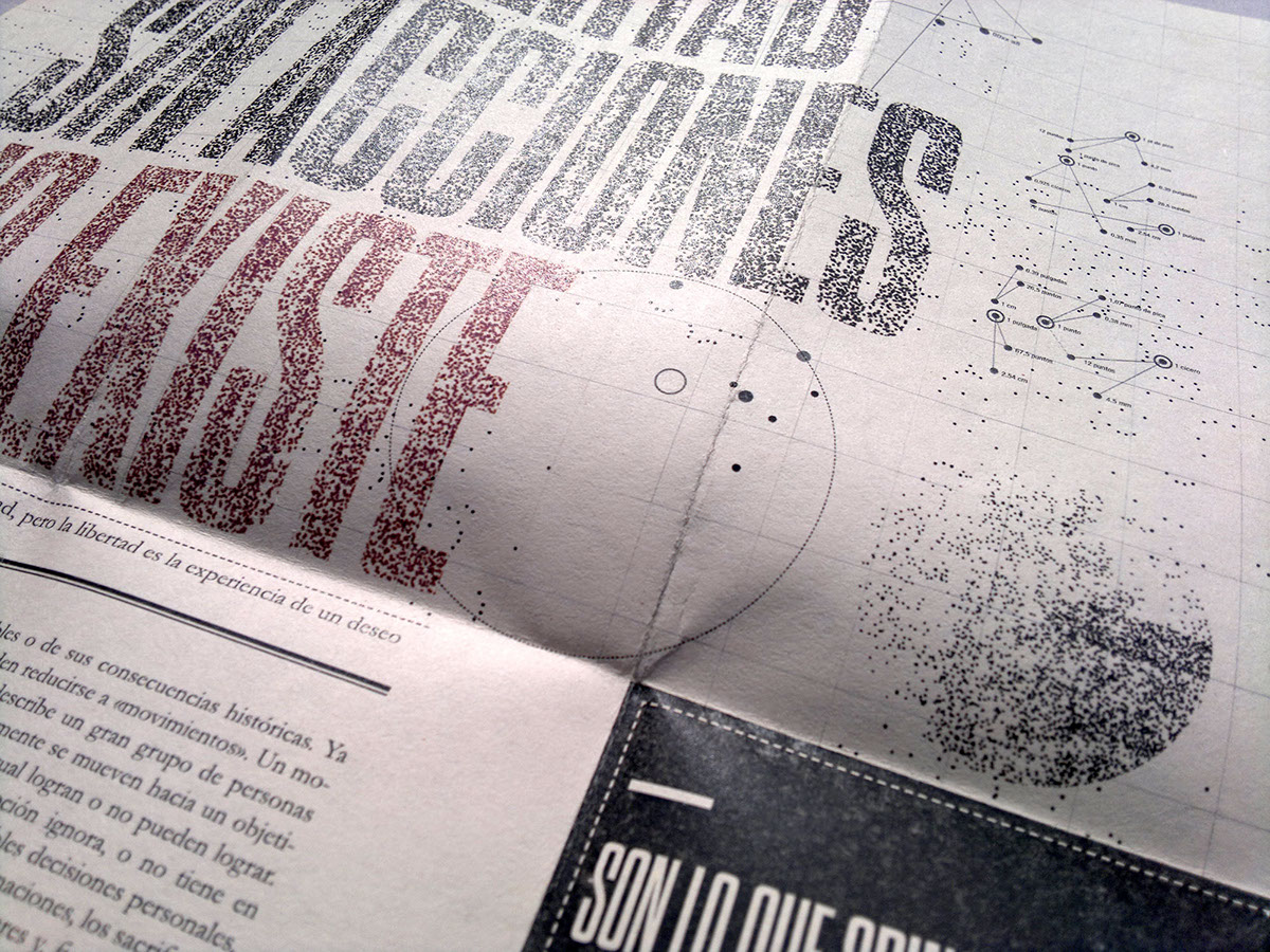 brochure experimental editorial john berger fadu uba magazine tipografia