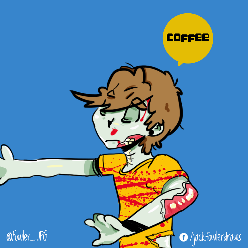 wacom zombie art avatar twitter moleskine kawaii