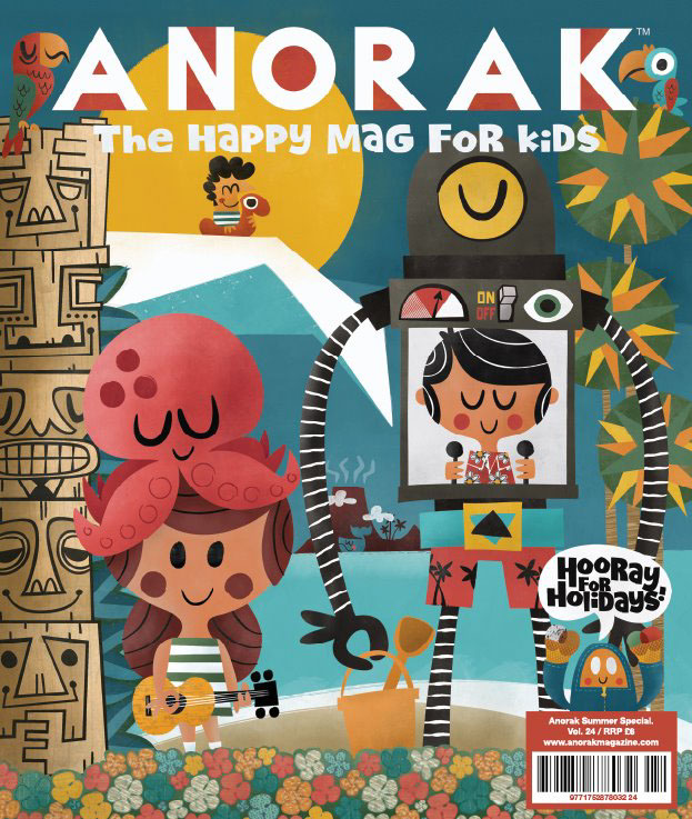 anorak magazine robots Tiki