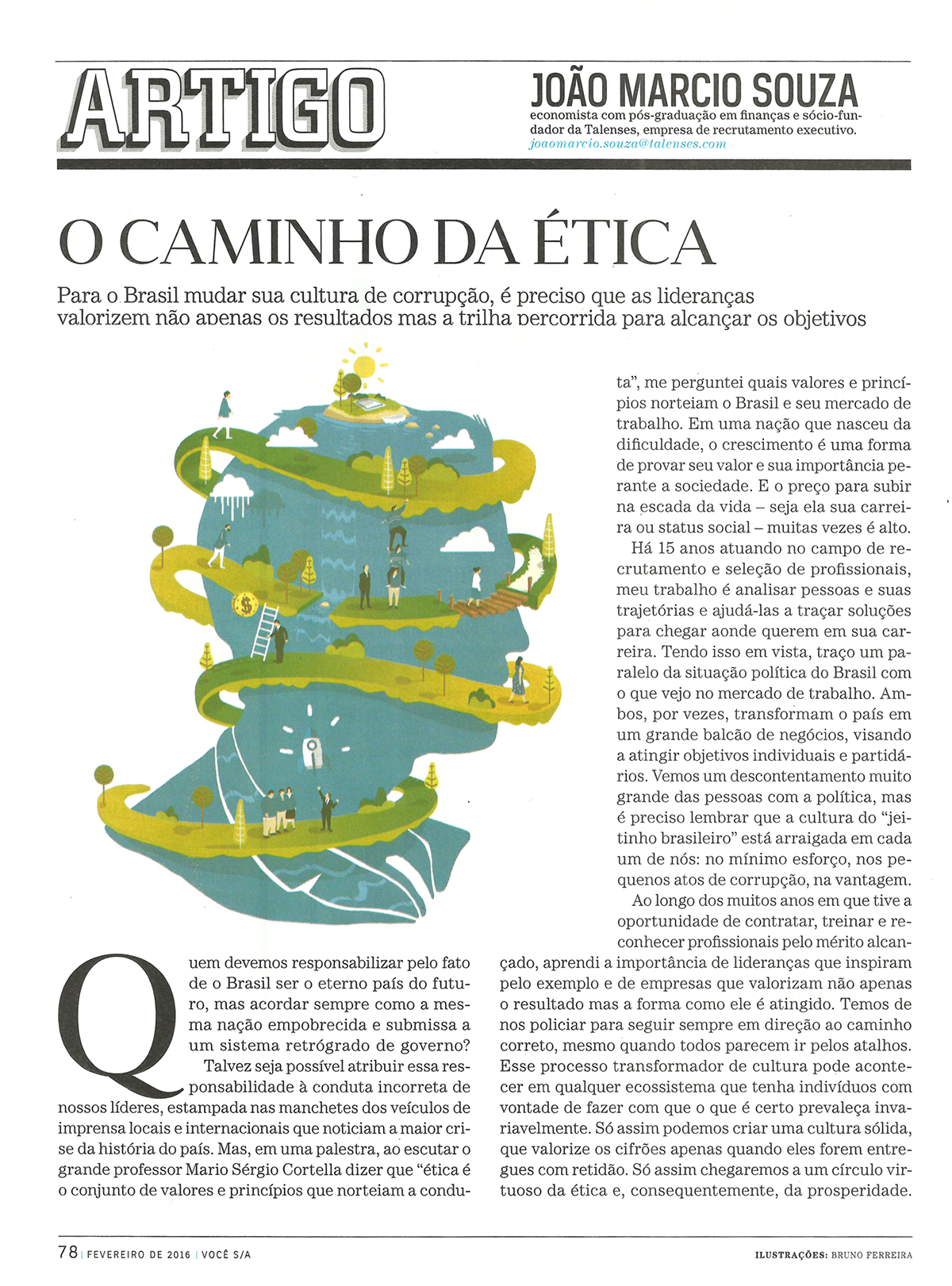 editorial Editorial Illustration magazine Ethics Brazil opinion
