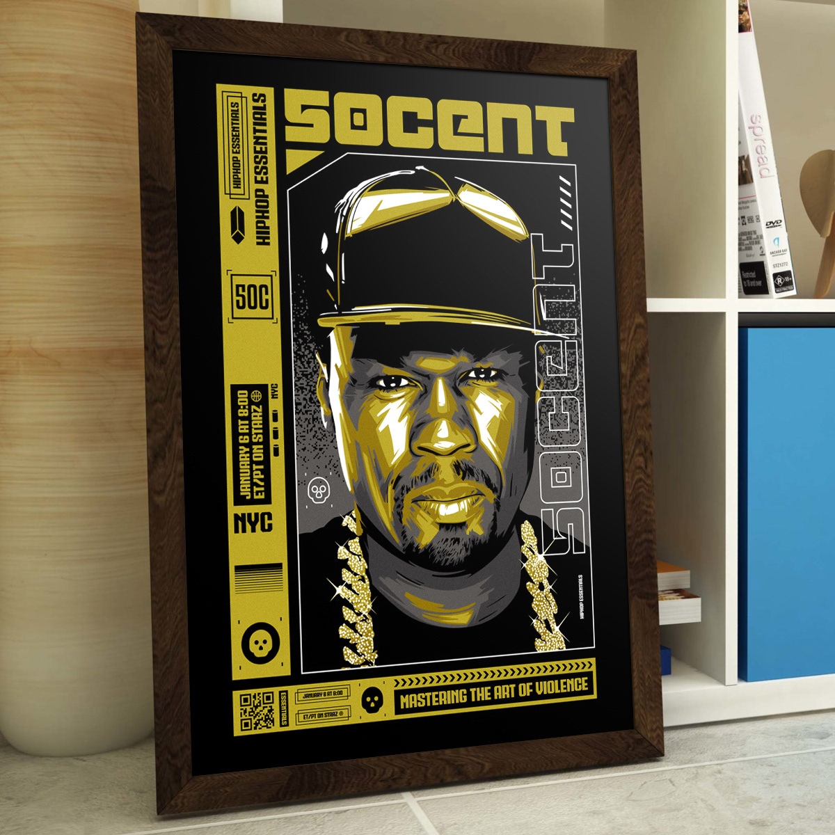 50cent rap music hiphop ILLUSTRATION  Digital Art  Graphic Designer Rap Legend Rapper art rapper