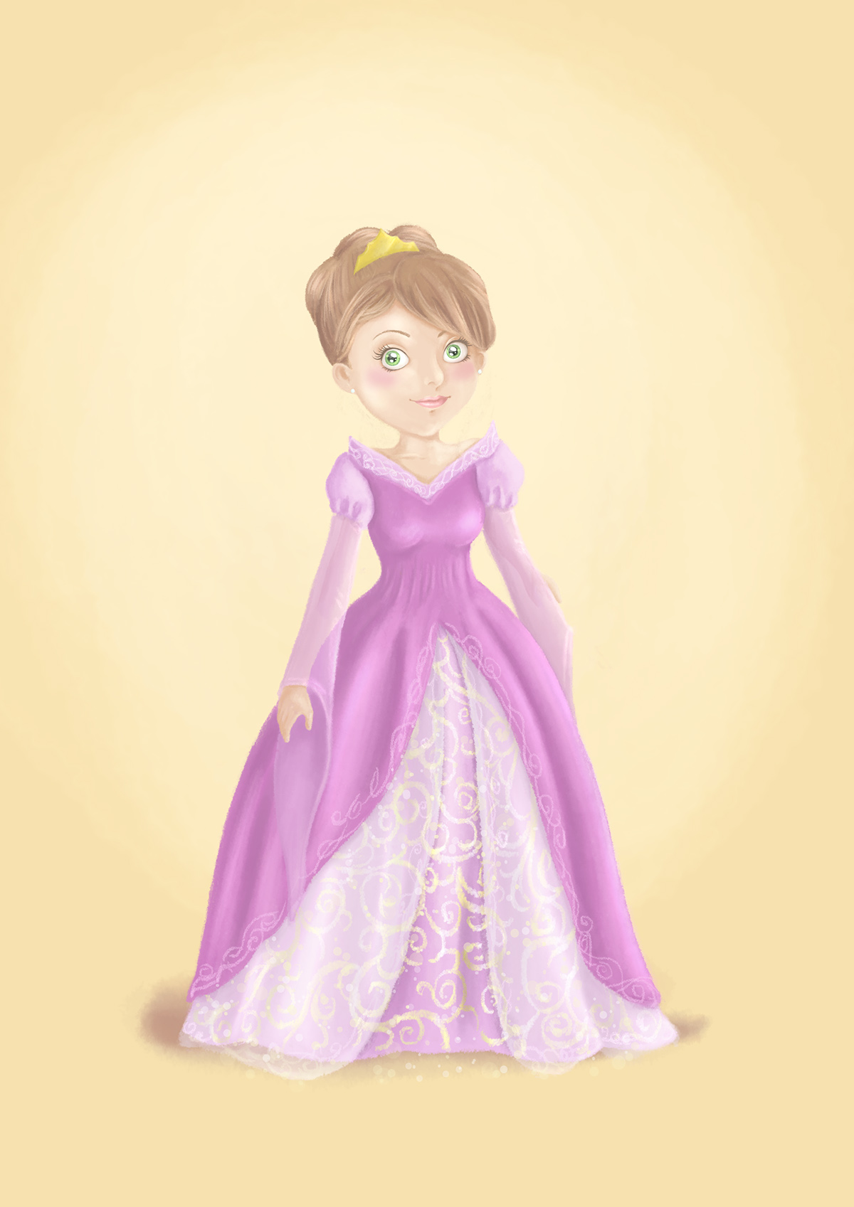 art of fairyworld Princess fantasy princess photoshop Digital Drawing children illustration
