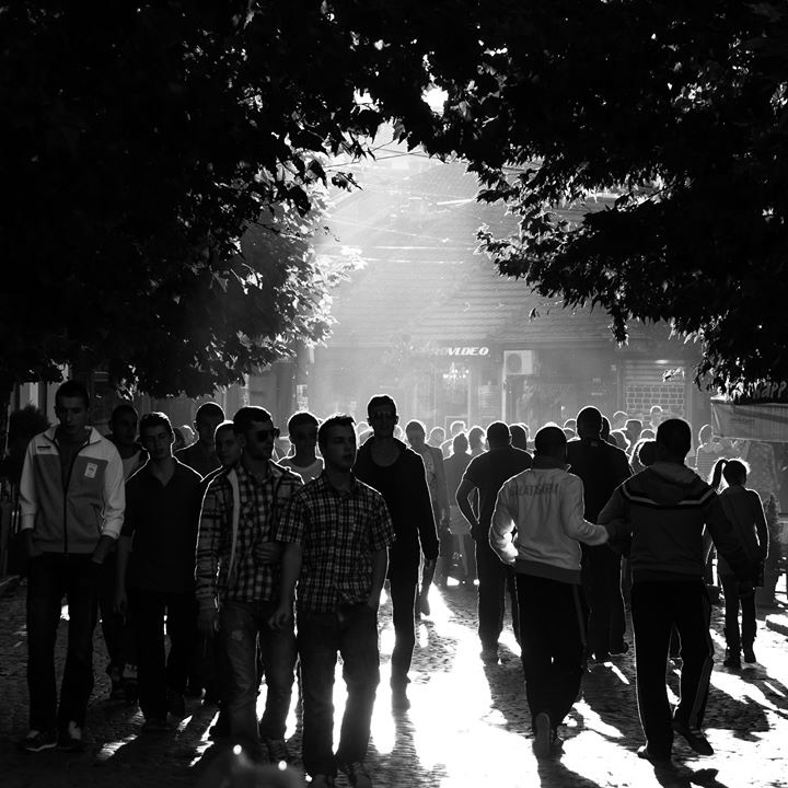 streets kosova kosovo prishtina prizren sunset black and white b&w long exposure
