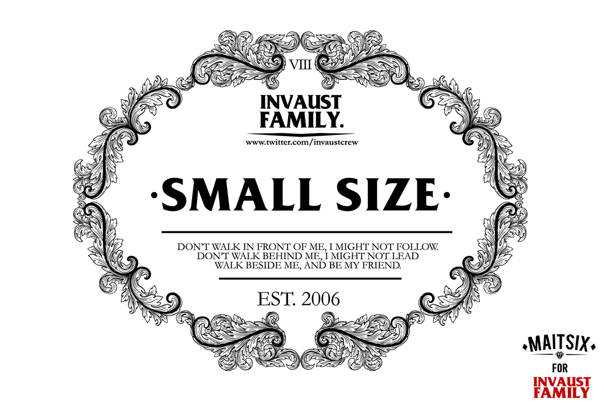 Invaust family artwork t-shirt graphic