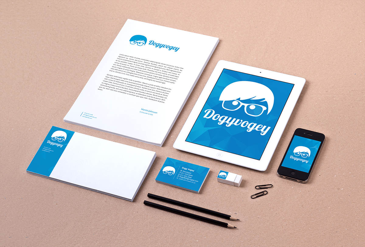 Dogyvogey Astroweb Business Cards stationary