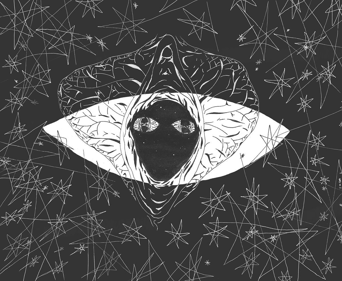 breakcore Ambient nirvana experimental cosmos eyes stars vulva Void