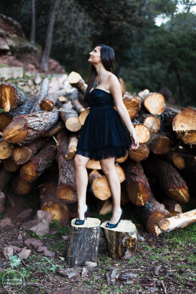 art digital girl wood forest Sentmenat barcelona catalunya bosque madera chica hide Nature
