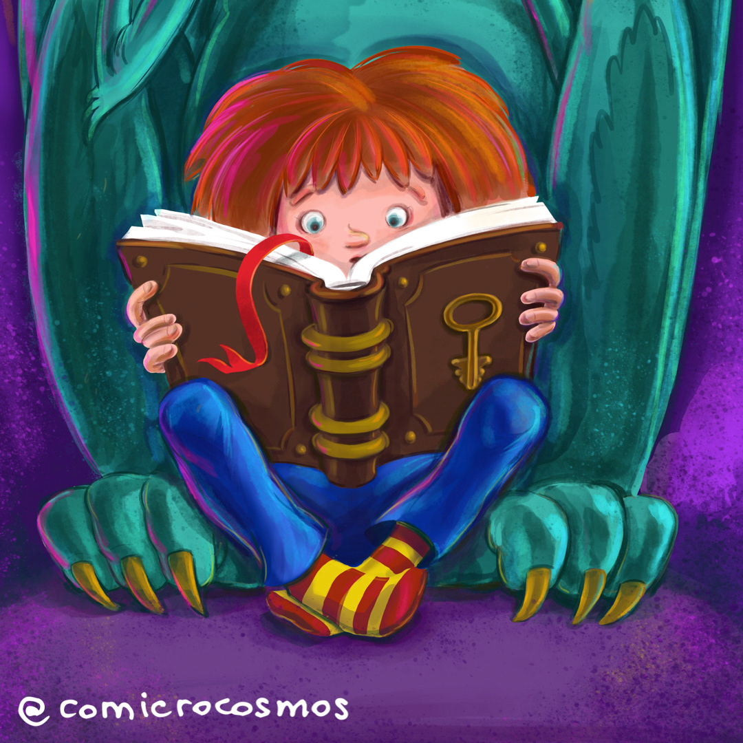 bookmark digital painting children's book fairytale Bookstore Art competition winner bookdepository