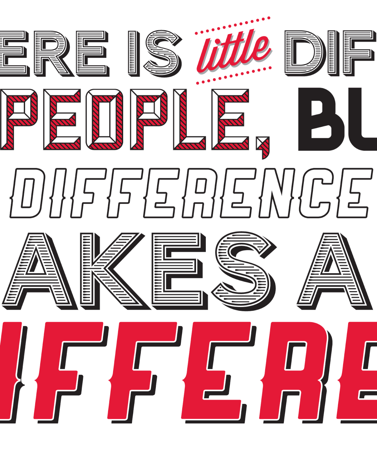 typography   type  design  Graphic  lettering   red  Black  Quotes   statemets  einstein  Illustration  typographic