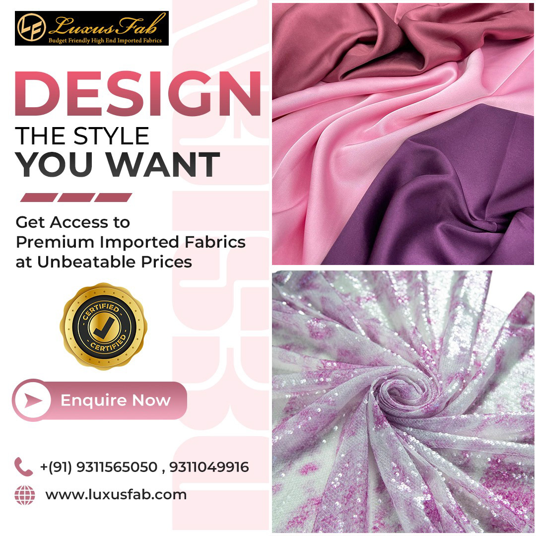 Fashion Designer best fabric online fabric online store india fabric store Luxus Fab