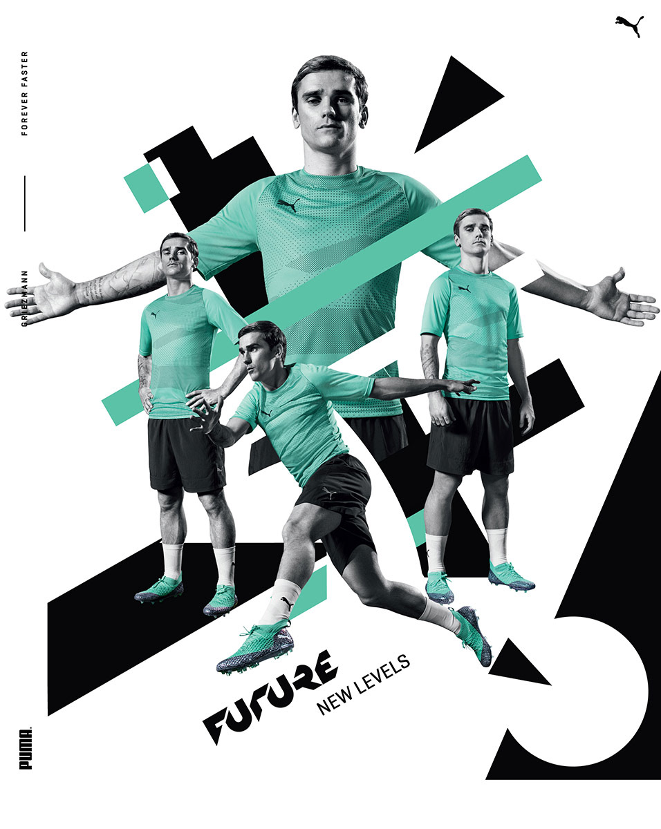 puma WorldCup soccer football Photography  sport graphic design  russian constructivism poster