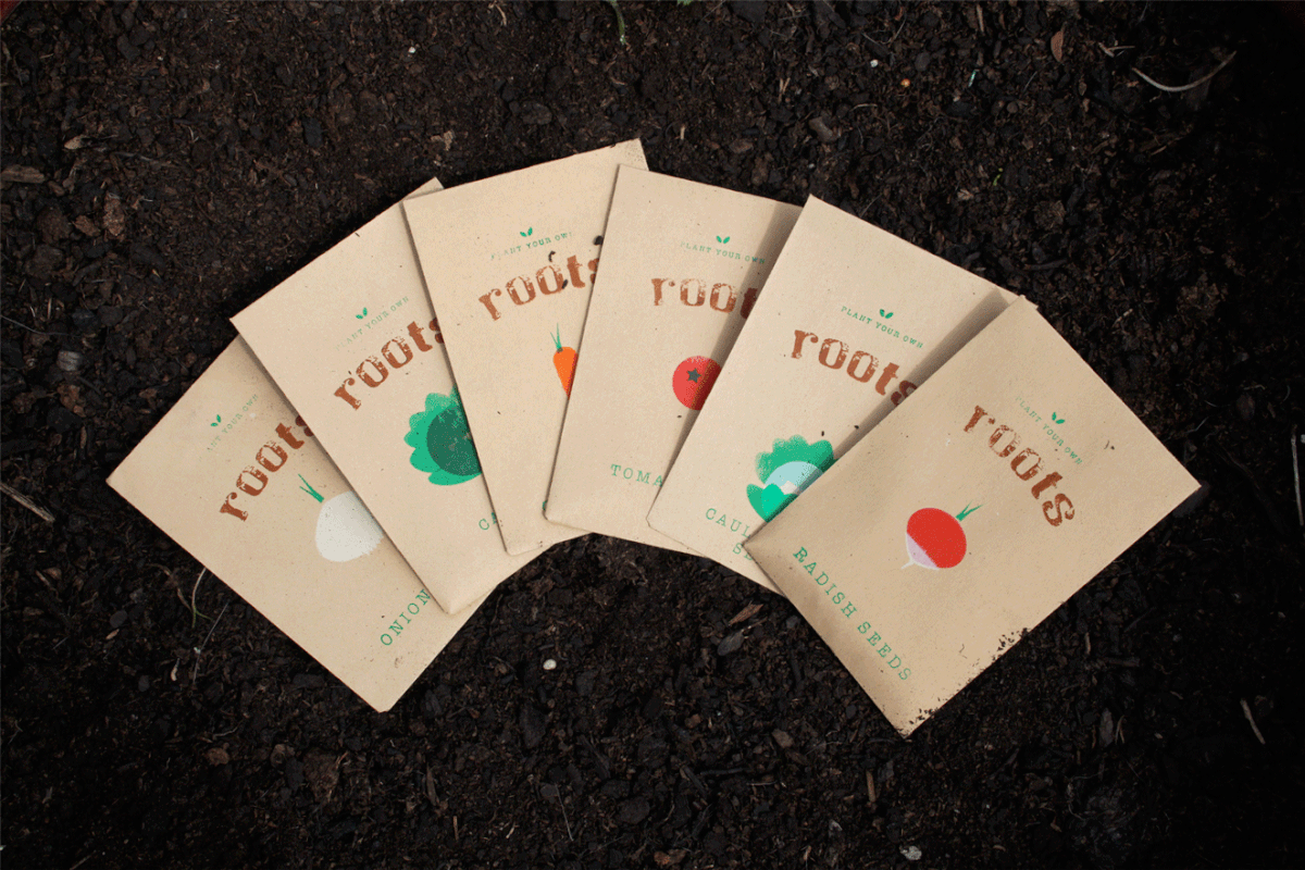 screen print envelopes allotment roots Plant your own Seed Packet seed packets Kids pack calendar poster Booklet Tote Bag stickers Kids stickers Tick list carrot Tomato cabbage cauliflower Onion radish