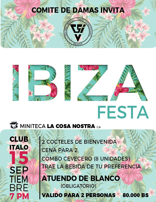 ibiza White festa beach flyer poster party Ibiza Party