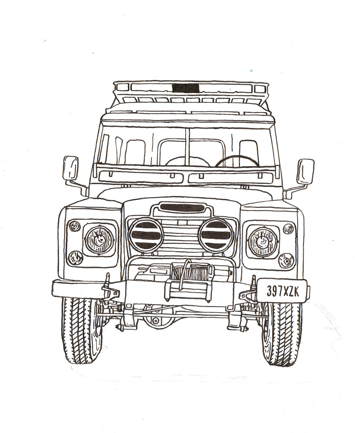 Land Rover Illustrations on Behance