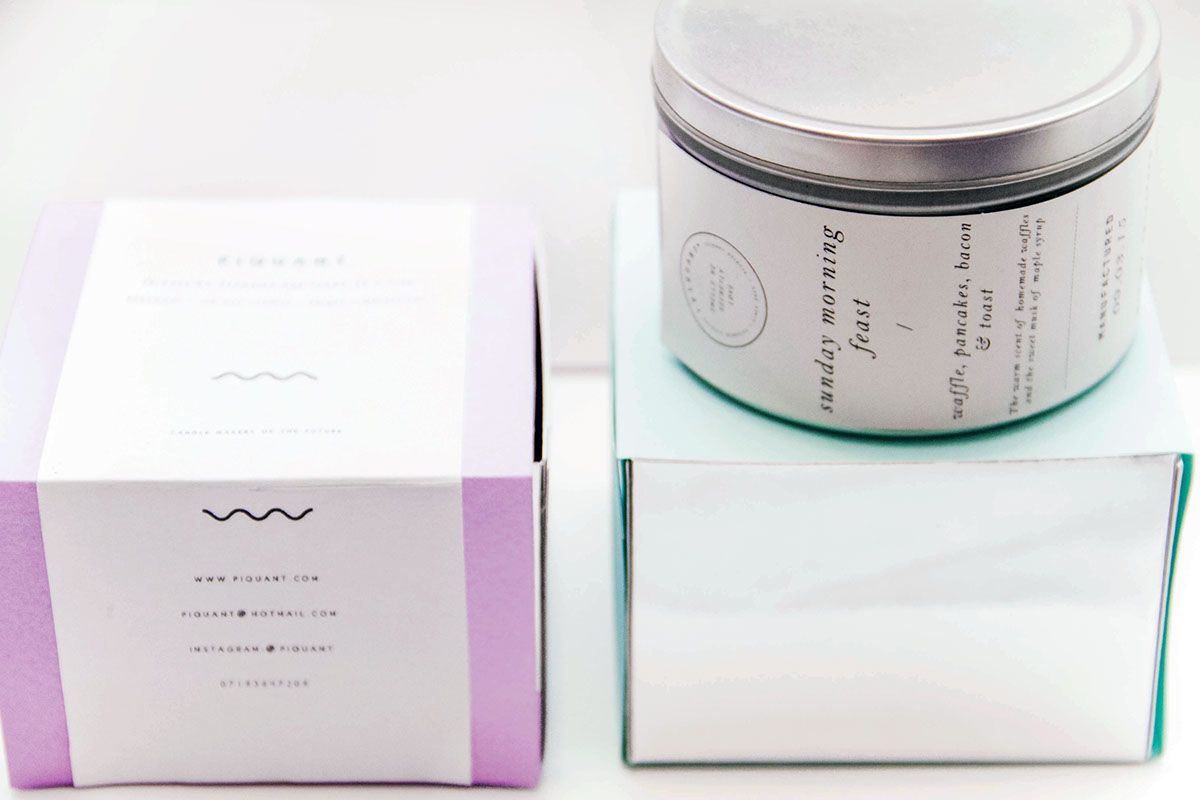 Piquant Candle Labels By Rachelle Tan