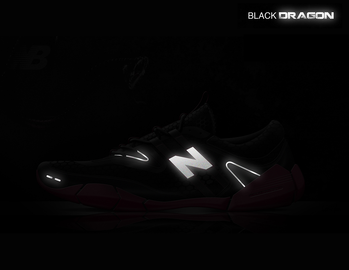 Quintin Williams New Balance personal Project footwear design shoes shoe design designer SCAD Q. Designs  Renderings Technology