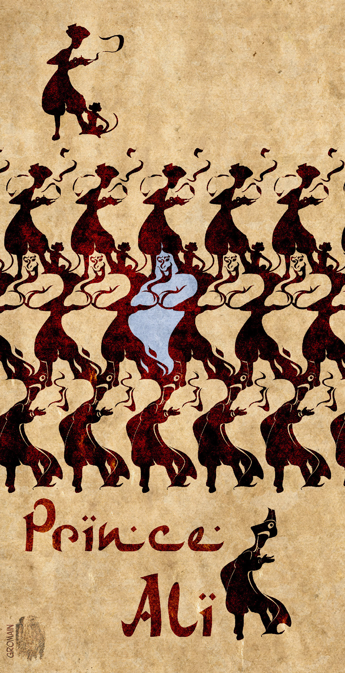 disney escher posters zootopia aladdin alice in wonderland Tim Burton Dumbo