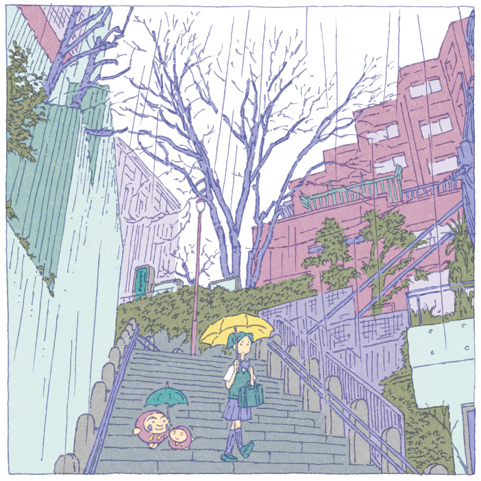 sightseeing tokyo japan japonism ukiyoe 下町 イラスト pop 侘寂 Landscape 漫画 comic