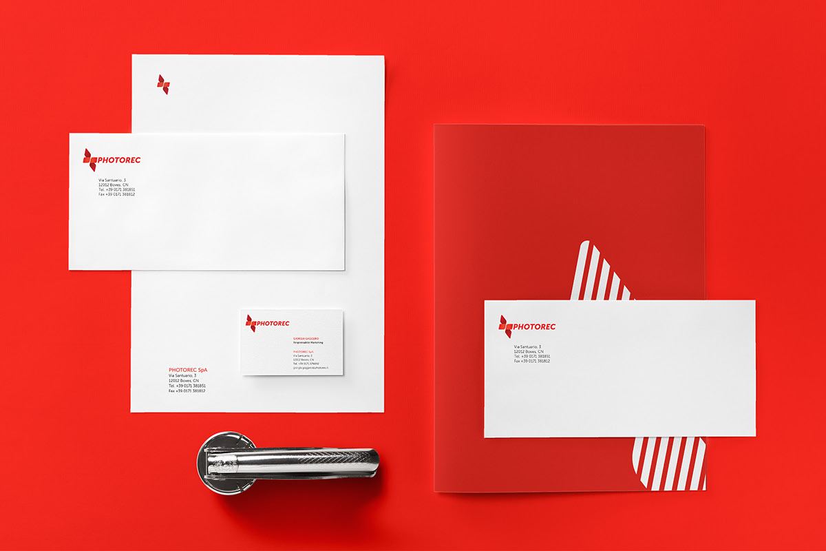 Adobe Portfolio Photorec photo print lab Quality butterfly red design mark Proposal Stationery business card letterhead