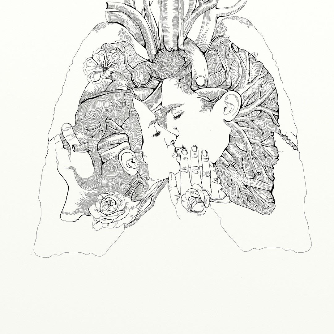 anatomy emotions biology design illustrations sketch doodle