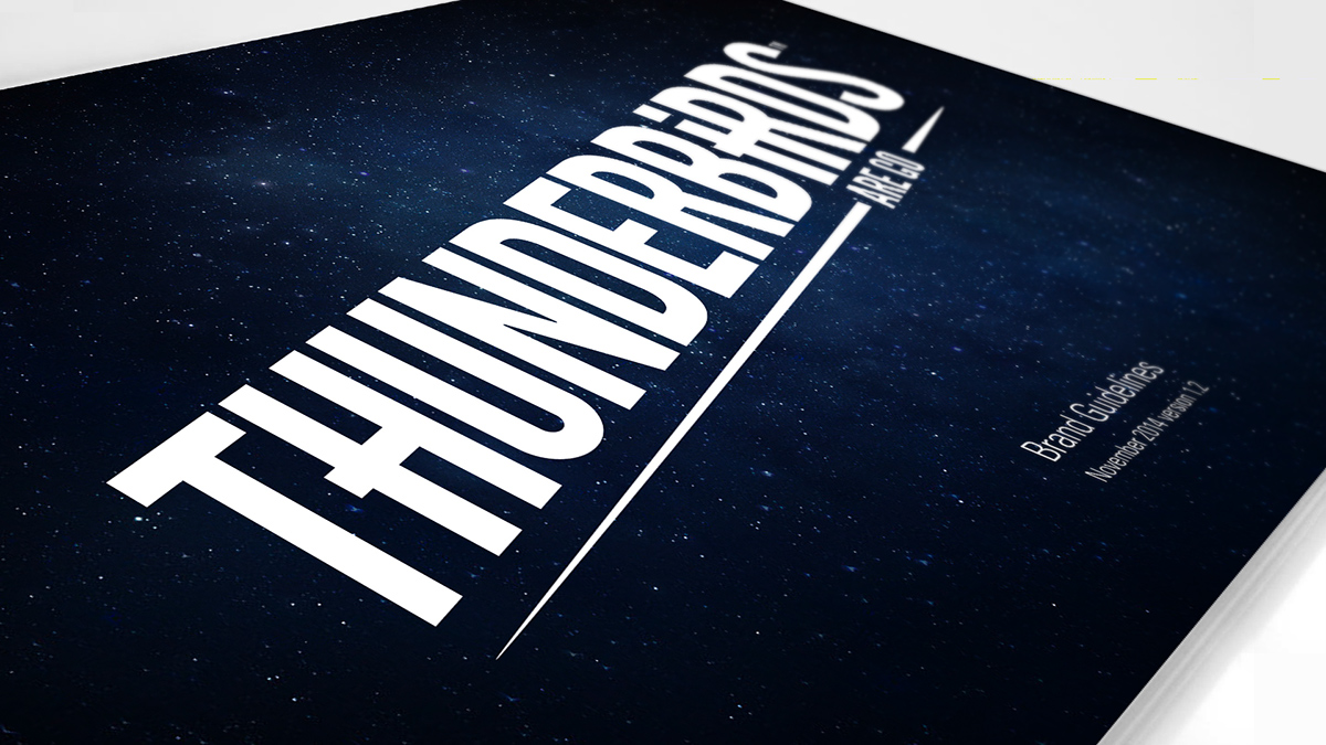 Thunderbirds brand iTV ITV Studios Retro broadcast tv logo weta gerry anderson