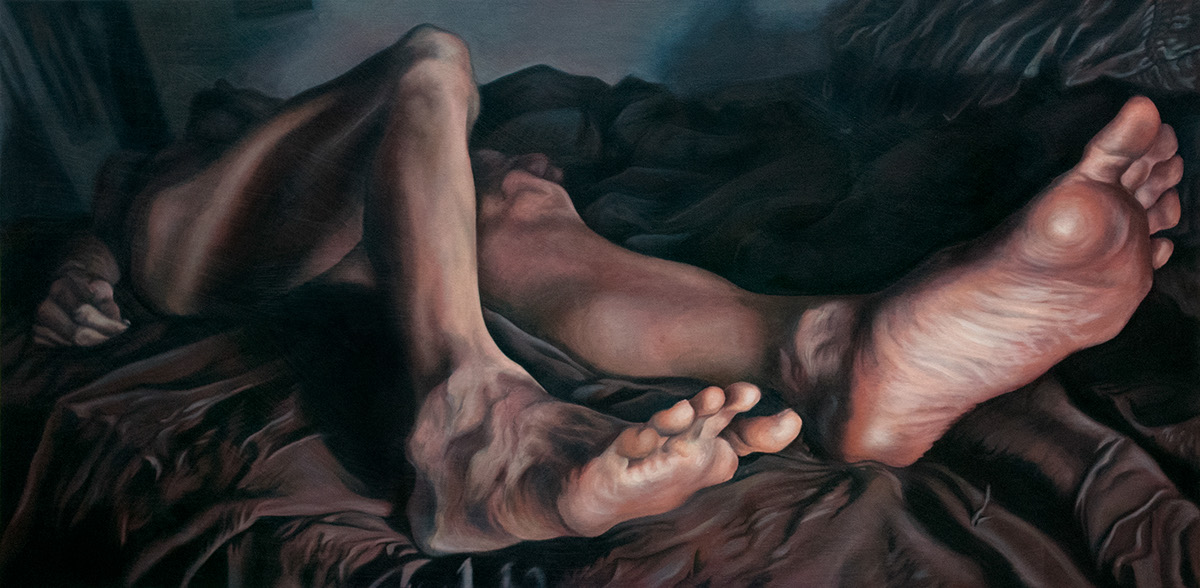 Figure Painting feet Glazing Oil Painting